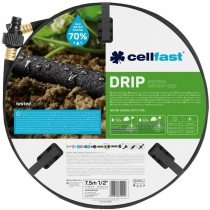 Шланг садовий Cellfast DRIP для крапельного поливу 1/2" 7.5м