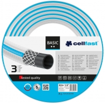 Шланг садовий Cellfast BASIC 1/2' 50м 3 шари до 25бар -20…+60°C