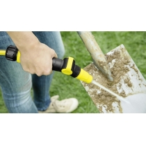 Зрошувач ручний Karcher, регулювання напору води, регулювання форми струменя води