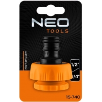 Конектор для крана Neo Tools 1/2",3/4", з внутрішнім різьбленням