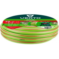 Шланг садовий Verto Professional, 3/4", 20м, 3 шари, до 25бар, -10…+45°C