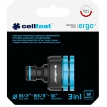 Конектор для крана Cellfast ERGO 1/2, 3/4, 1' з внутрішнім різьбленням (блістер)