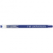 Ручка кулькова Direkt I'm ukrainian, синя