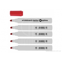 Маркер для білих дошок OPTIMA 2-3 мм, червоний